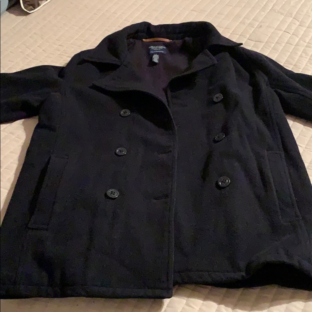 Black American Eagle WOMENS peacoat